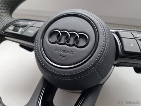 Audi NOVY skoseny volant  komplet padla F1 a airbag - 8