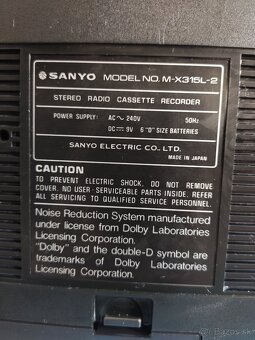 SANYO M-X315L  - Made In Japan - 8