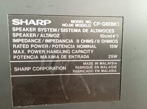 SHARP CP-Q8 ....reprosustavy ..... - 8