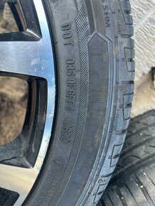 Hyundai  Alu.disky 5x114,3 s letními pneu.Barum 225/45 R17 Y - 8