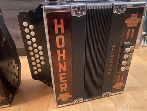 Heligonka Hohner Picoletta 2x B/ES 1943 Zinok - 8