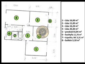 NA PREDAJ 4 izbový byt v centre FIĽAKOVA okres LUČENEC - 8