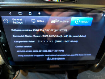 Predám 2din android radio Dacia Duster 1 Facelift 2013-2017 - 8