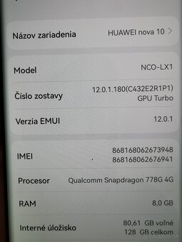 Huawei Nova 10 8GB/128gb + púzdro zdarma - 8