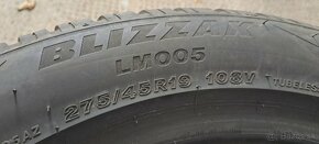 275/45 r19 zimne pneumatiky Bridgestone - 8