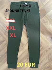 XL NEPREMOKAVE GORETEX NOHAVICE+iné voj.veci - 8