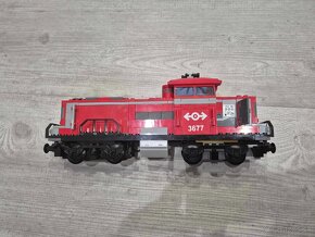 LEGO VLAK 3677 Red Cargo Train - 8