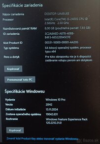 Lenovo M91p i5-2400S 3,30GHz, 8 RAM, 150 SSD - 8