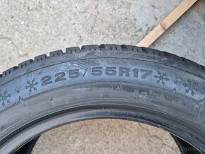 225/55 r17 zimné 4 ks DUNLOP dezén 9,6-7,7 mm - 8