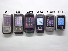 NOKIA E65 - E66 - C2 03 - 2680s - 6600i s - 6111 Výsúvačky - 8