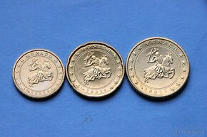 Obehové euromince 2euro v UNC - 8