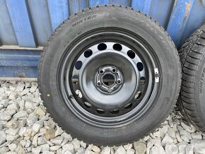 VW Skoda seat zimna sada plechove disky + pneu 205/60/R16 - 9