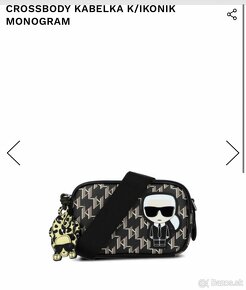 Karl Lagerfeld crossbody kabelka originál ikonik - 9