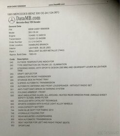 Mercedes Benz W124 kabriolet - 9