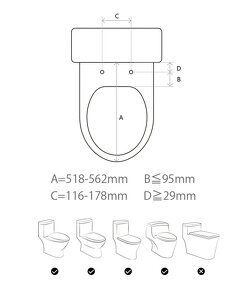 Bidetová záchodová doska s nahrievaním aj sterilizáciou

 - 9