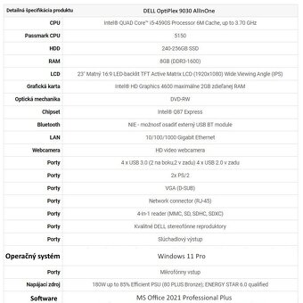 DELL OptiPlex 9030 AllInOne - 9