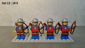 LEGO LIONS KNIGHT minifigúrky, vojsko, kone - 9