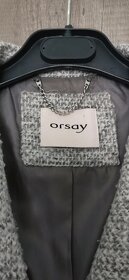 Sivý zimný kabát Orsay - 9