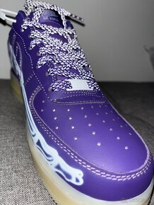 Nike Air Force 1 Low '07s QS Purple Skeleton Halloween REP - 9