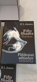 Trilógia Päťdesiat odtieňov, E L James, best seller, nové - 9