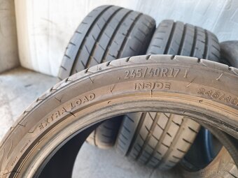 225/45 r17 + 245/40 r17 letné pneumatiky dvojrozmer 6,5-7mm - 9