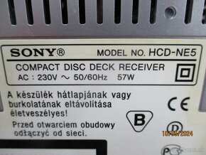 SONY HCD-NE5 mini sistem - 9