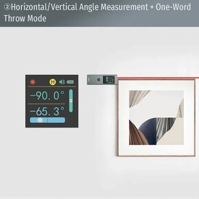 Xiaomi Duka LS6 aserový meter / Digitálna Vodováha SHAHE - 9