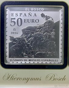 Španielsko 2016 Proof Color 2x25€,1x50€ Striebro 270 gramov - 9