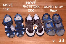 Topánky pre chlapca velkost 32 aj NOVÉ tenisky aj sandále - 9