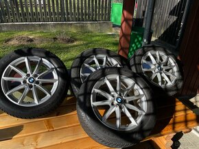 BMW X1 X2 17'' originál s zimné pneu a TPMS 5x112 - 9