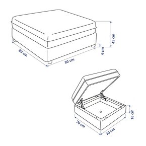 Predam sedaciu súpravu Vallentuna s Ikea. - 9