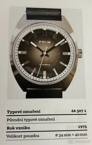 Československé Retro Vintage hodinky PRIM Chrom zo 70. rokov - 9