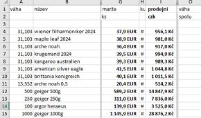 investičné striebro - 9