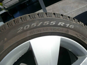 5x112 originál škoda Aludisky+zimné penu 205/55R16 Pirelli - 9