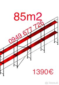 Predám lešenie stavebné lešenie certifikované pozinkované - 9