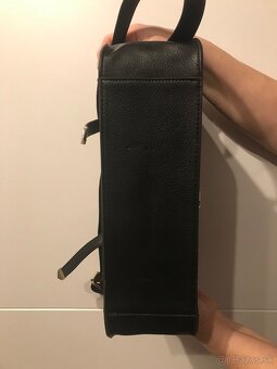 Čierna aktovka / kabelka crossbody - 9