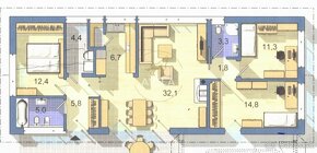 NA PREDAJ: novostavba 4-izbový rodinný dom - Čierna Voda - 9