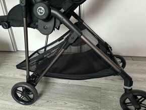 Športový kočík Cybex Melio Magic Black + podložka Bjällra - 9