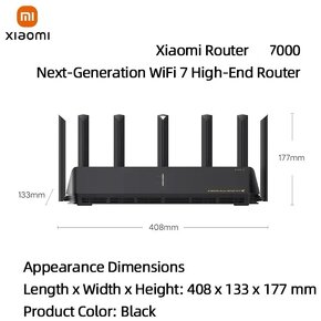 Vynikajúci Xiaomi Tri-Band Router Mi7000 WiFi7 až 6000Mbps - 9