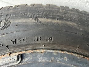 Plechové disky 5x100 so zimnými pneu 195/65 R15 - 9