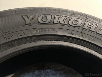 265/60 R18 Celoročné pneumatiky Yokohama Geolandar 4 kusy - 9