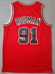 NBA dres Michael Jordan, Dennis Rodman Chicago Bulls basket - 9