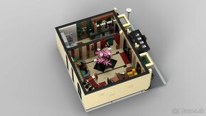 LEGO MOC Modulární hotel - 5454 dílků - NOVÉ - 9