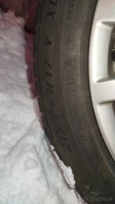 Kolesá+zimné pneumatiky 215/55 r17 - 9