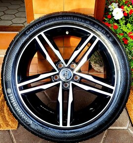 alu R18 5x112, letné pneu 245/45, Audi A5, /+ Mercedes / - 9