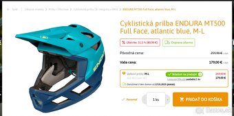 Cyklistická prilba ENDURA MT500 Full Face, atlantic blue - 9