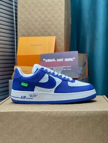 Louis Vuitton Nike Air Force 1 Low By Virgil Abloh Royal - 9