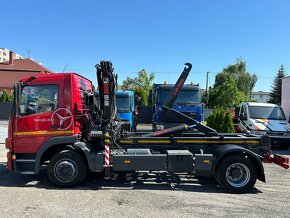 MERCEDES-BENZ ATEGO 1218 HÁKOVÝ NAŤAHOVÁK + HYDRAULICKÁ RUKA - 9