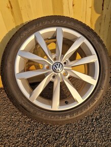 5x112 r17 kolesa disky golf vw alu dijon 205 50 17 zimné - 9