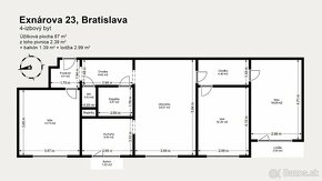 Rozľahlý 4-izb. na Exnárovej + balkón a lodžia - 9